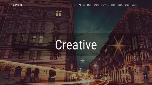 Cashmir- Multipurpose Creative Bootstrap Template