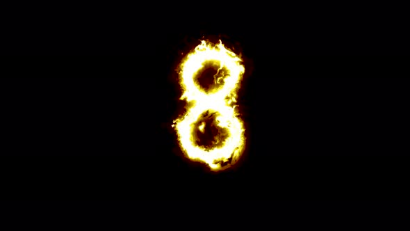 Realistic fire number eight alt