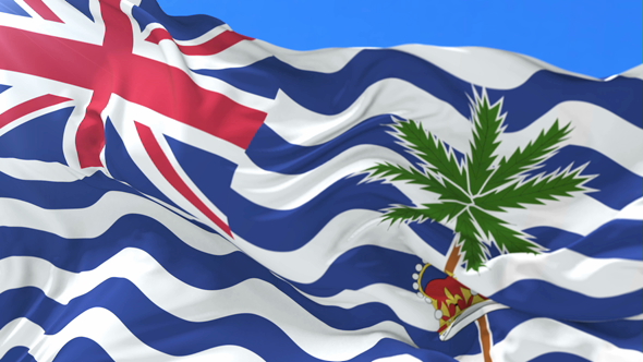 Flag of British Indian or Indian Britons Waving alt