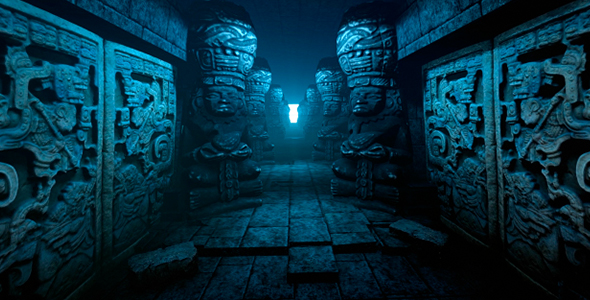 Pyramid Of The Incas With Carved Sculptures alt