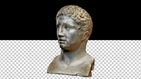 Greek Head Statue