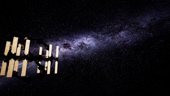 Spaceship Travelling Through the Universe alt