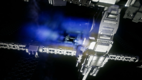 Spaceship Travelling Through the Universe alt