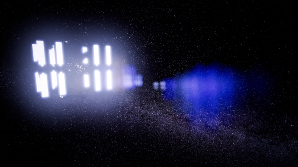 Spaceship Travelling Through the Universe alt