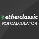 Ethereum Classic ROI Calculator - CodeCanyon Item for Sale