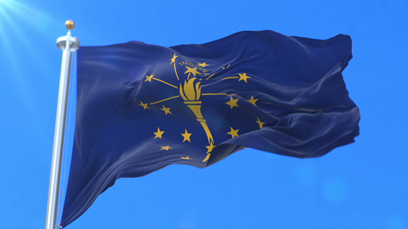 Flag of Indiana