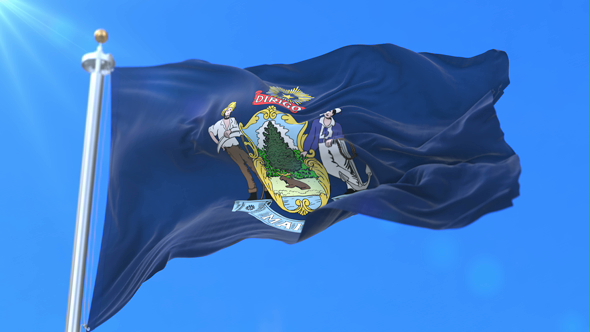 Flag of Maine