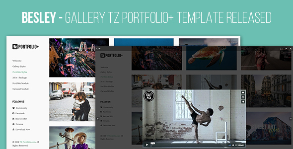 Besley - Gallery TZ Portfolio+ Template Released