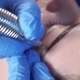 Beautician, Specialist of Permanent Make-up Is Applying Local Anesthetic Before the Eyebrows - VideoHive Item for Sale