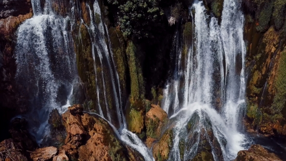 View of Kravica Waterfall, Bosnia and Herzegovina.