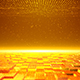 Golden Cube Particles Background - VideoHive Item for Sale