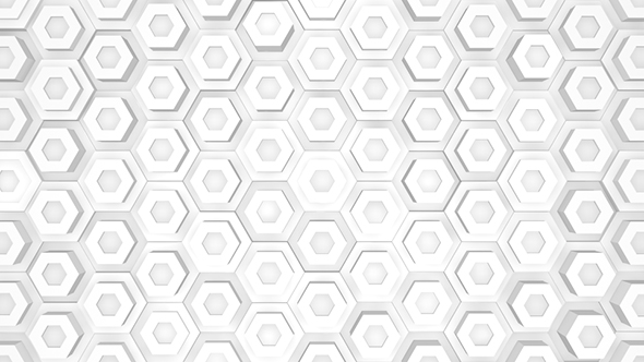 White Polygonal Wall