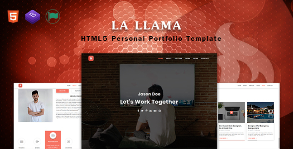 La LLama - Personal Portfolio Template