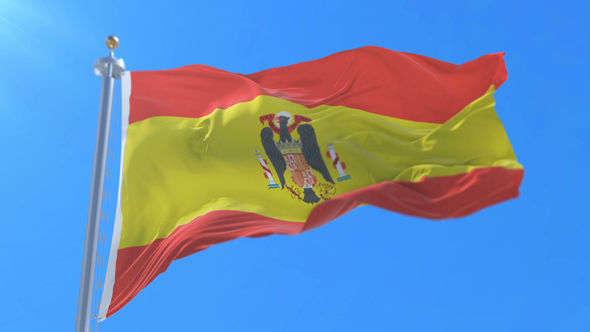 Flag of Spain in the Franco Dictator Era