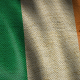 Burlap Flag of Ireland - VideoHive Item for Sale