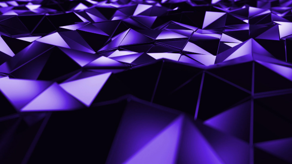 Purple Polygonal Geometric Surface Loop alt