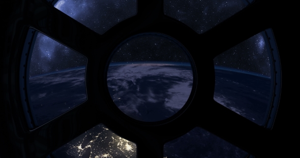 Earth Sunrise Seen From ISS alt