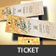 Church Golden Anniversary Ticket Template - GraphicRiver Item for Sale