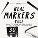 30 Real Marker Brushes Vol2 - GraphicRiver Item for Sale