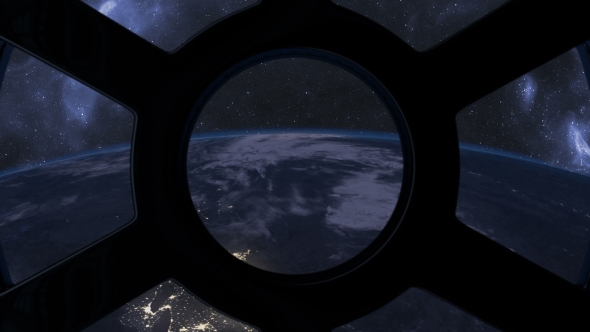 Slow Sunrise Seen From ISS Window alt