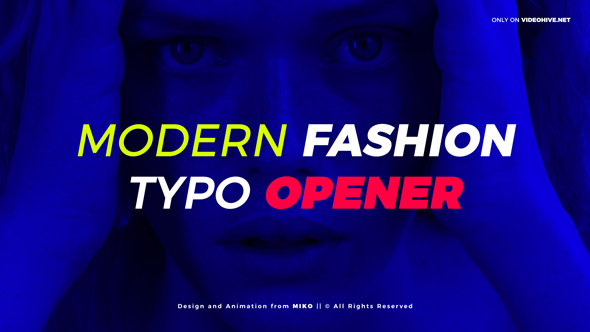 Modern Fashion Typo Opener
