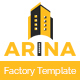 Arina - Factory & Construction HTML5 Responsive Template. - ThemeForest Item for Sale