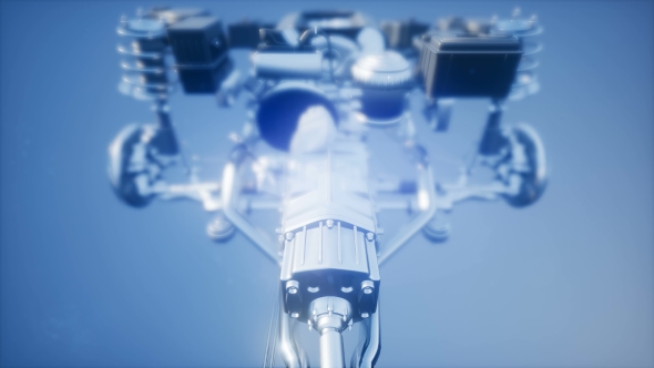 Detailed Car Engine and Other Parts alt