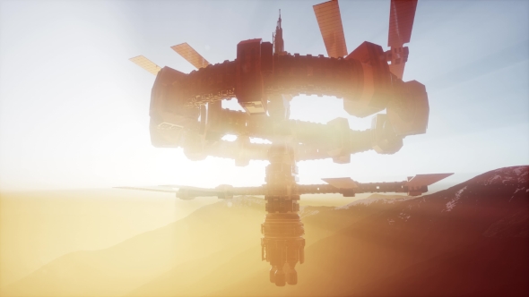 Alien UFO at Earth alt