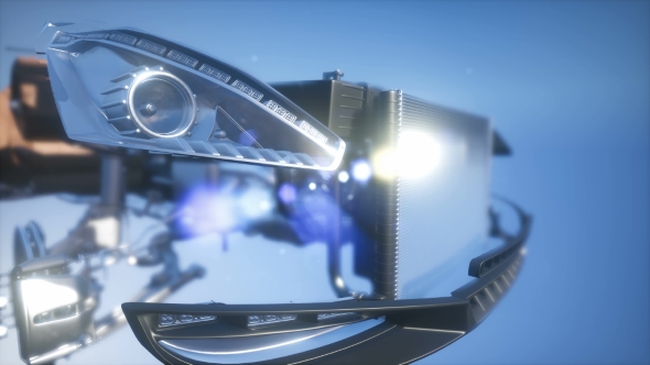 Detailed Car Engine and Other Parts alt