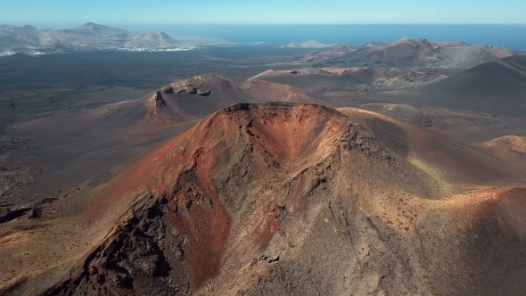 Flying Over Volcanoes, Canary Islands