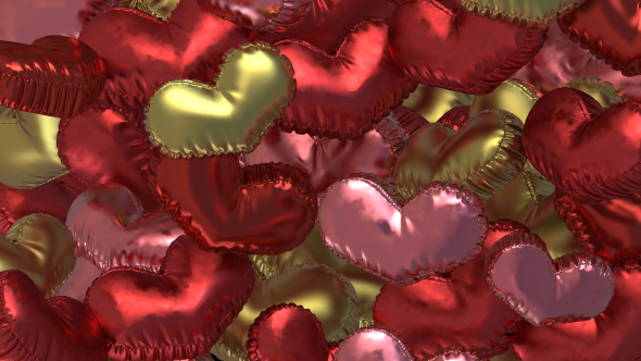 Heart Shaped Baloons Transition