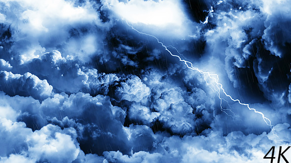 Flying Through Dark Night Thunder Clouds alt