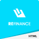 Refinance – Finance, Tax, Consulting HTML5 Template - ThemeForest Item for Sale