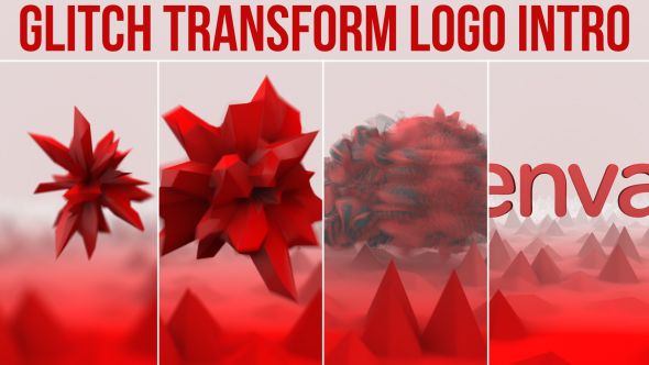 Glitch Transform Logo Intro alt