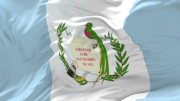 Flag of Guatemala Waving