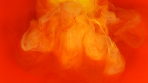 Footage. Abstract Background. Liquid Ink Colors Blending Burst Swirl Fluid