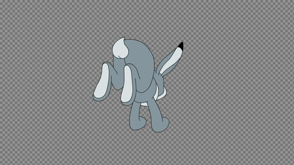 Cartoon Character Hare 1 alt