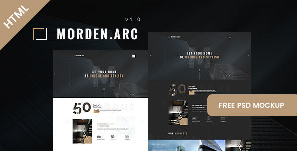 morden.arc - Architecture and Interior HTML Template