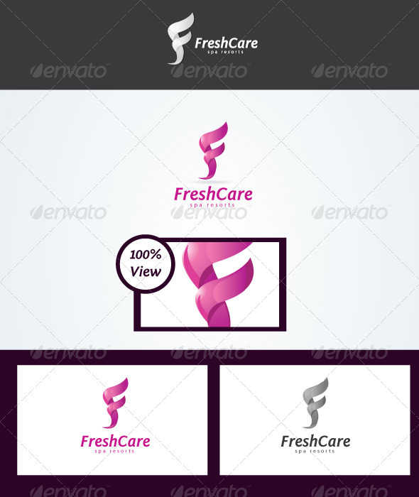Fresh Care Logo Logo Templates