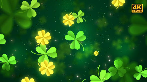 Clover Leaves Background