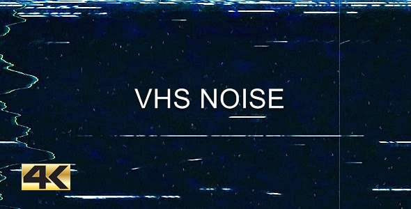 VHS Noise Old TV Overlay 4K alt