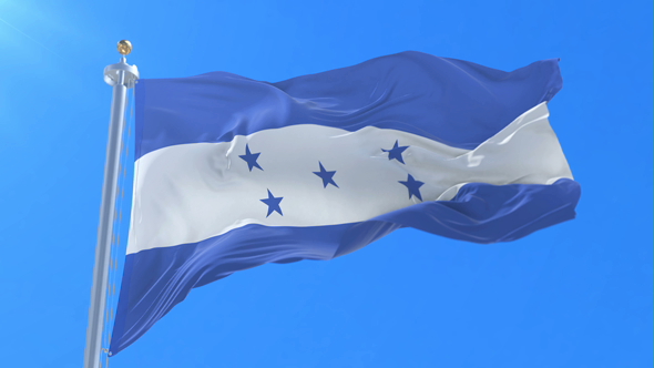 Flag of Honduras Waving