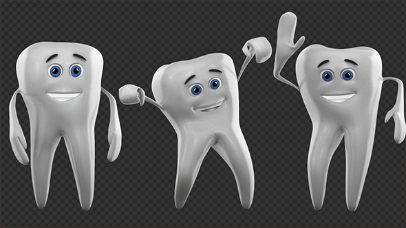 Tooth 3d Character (3-Pack) alt