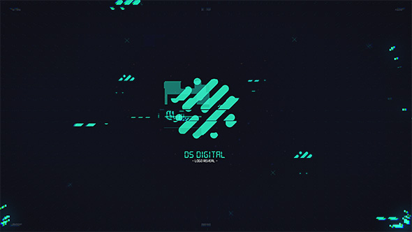 Digital Glitch Logo