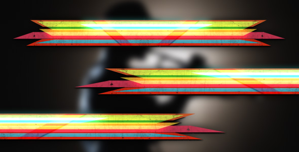 Colorful Ribbon Lower Third