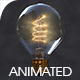 Incandescent Bulb with Lighting up Animation - 3DOcean Item for Sale
