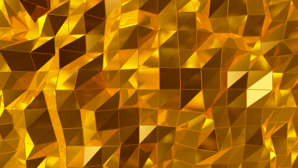 Gold Light Polygons