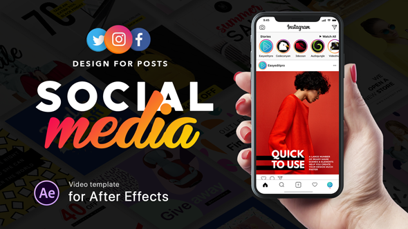 Social Media - Design for Posts alt