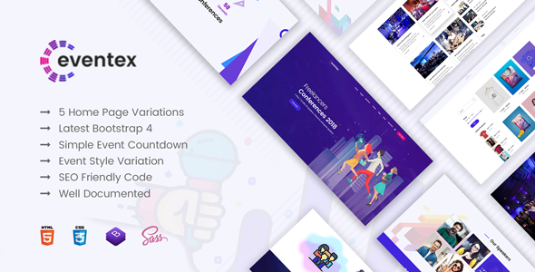 Eventex - Event, Meeting & Conference HTML5 Template