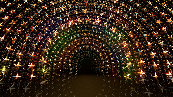 Golden Star Stage Arcs alt